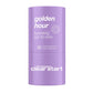 Vor einem weißen Hintergrund ist eine violette Tube Golden Hour Hydrating SPF 30 Stick zu sehen, die mit ihrer nicht komedogenen Formel Breitbandschutz und einen glasklaren Glanz auf der Haut bietet.