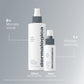 Auf grauem Hintergrund sind zwei Flaschen „Multi Active Toner“ abgebildet – eine Standardflasche mit 250 ml und eine Reisegröße mit 50 ml –, begleitet von einem Hinweis auf die Verwendungsdauer, ideal für Ihre vegane Hautpflege-Routine.