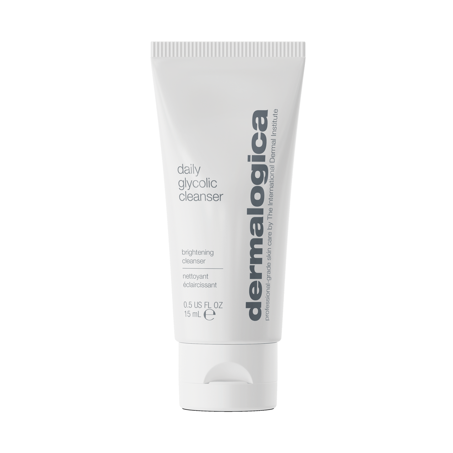 Eine 15-ml-Tube Daily Glycolic Cleanser Luxus-Probe, gekennzeichnet als aufhellendes Reinigungsmittel. Bitte beachten: nicht lieferbar.