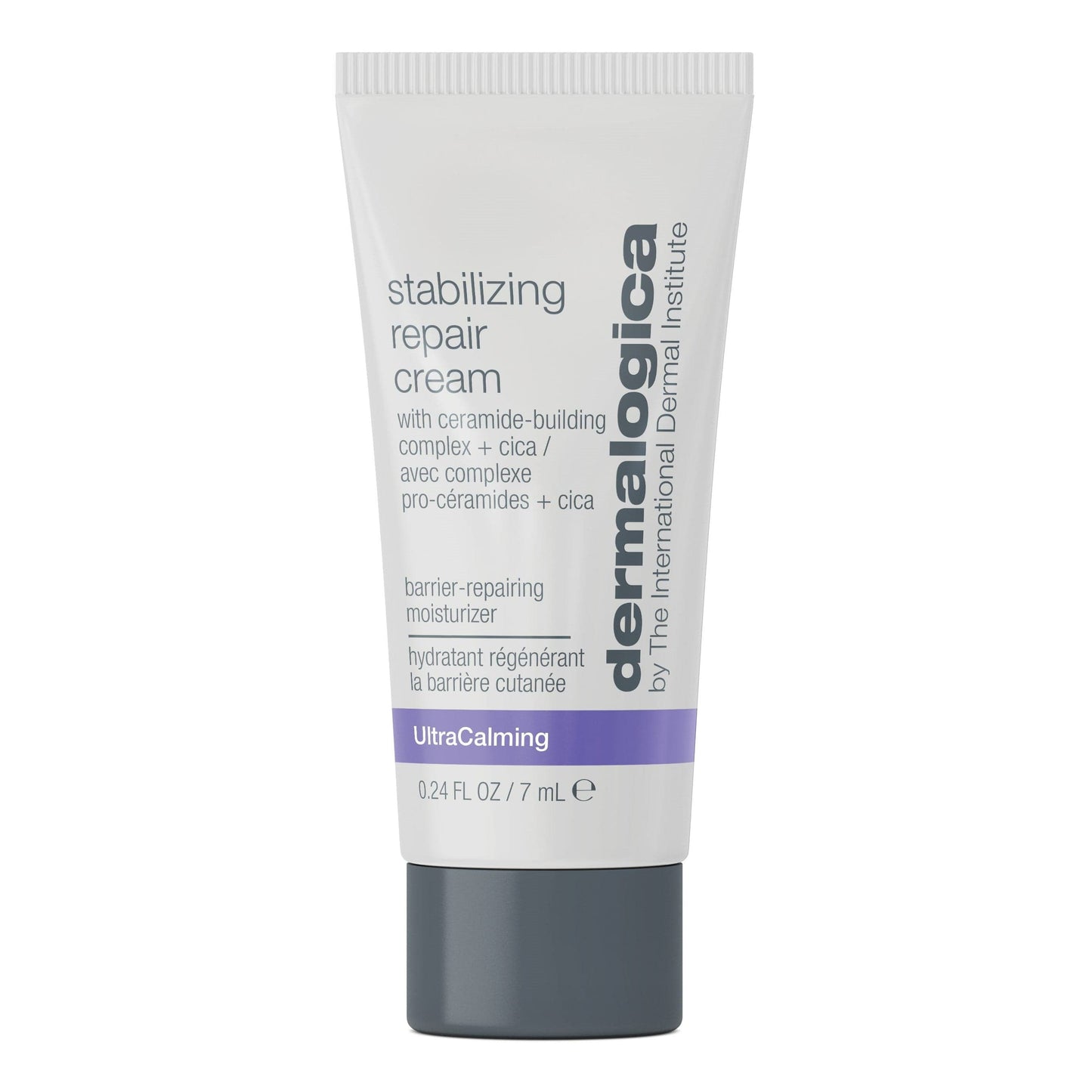 Tube der Dermalogica UltraCalming Stabilizing Repair Cream auf weißem Hintergrund.